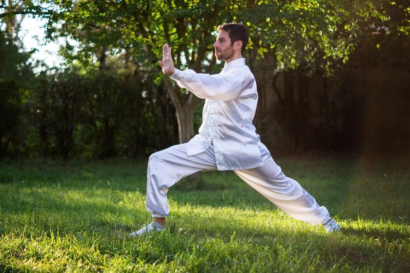 Tai Chi Meditation at Sunset